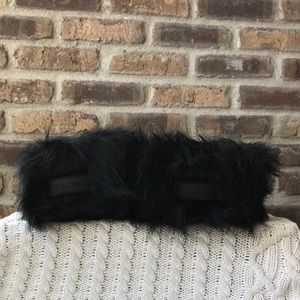 Hunter Boot Socks Tall Faux Fur Cuff M